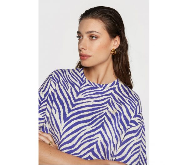 Zebra T-shirt dress-0002