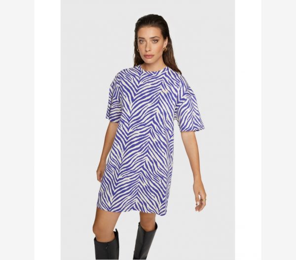 Zebra T-shirt dress-0001